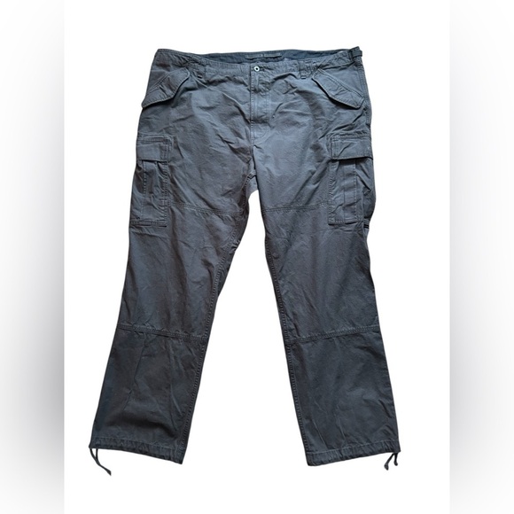 Polo Ralph Lauren Utility Cargo Surplus Pant Charcoal Sz 48X32.5” Drawstring Hem